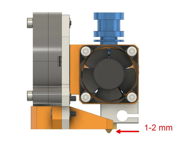 Ống dẫn khí làm mát E3D v6 tối ưu CFD có thể điều chỉnh - Image 7