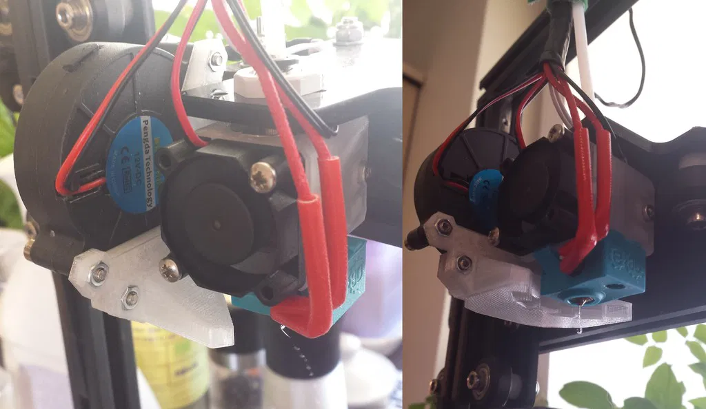 Ống dẫn khí làm mát E3D v6 tối ưu CFD có thể điều chỉnh - Image 12