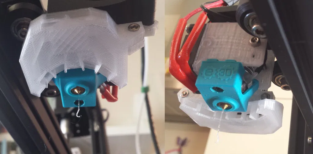 Ống dẫn khí làm mát E3D v6 tối ưu CFD có thể điều chỉnh - Image 13