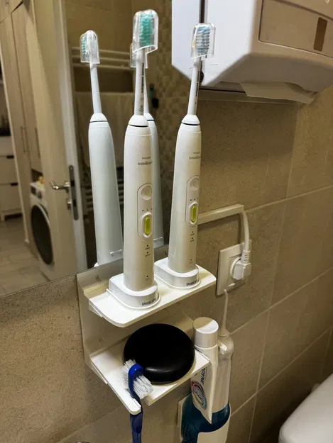 Hỗ trợ bàn chải đánh răng (với các tiện ích bổ sung) - Image 1