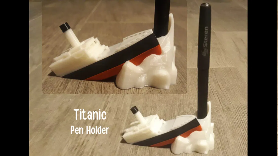 Chân Cắm Bút Hình Tàu Titanic - Image 1