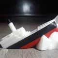 Chân Cắm Bút Hình Tàu Titanic - Thumbnail 2