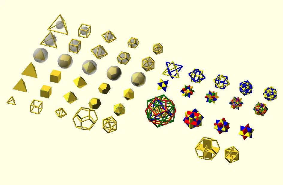 Các biến thể chất rắn Platonic - Image 1