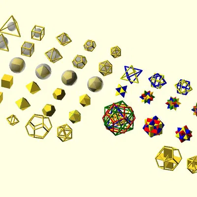 Các biến thể chất rắn Platonic