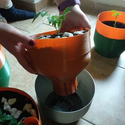 Chậu tự tưới cho chế độ "vase mode"