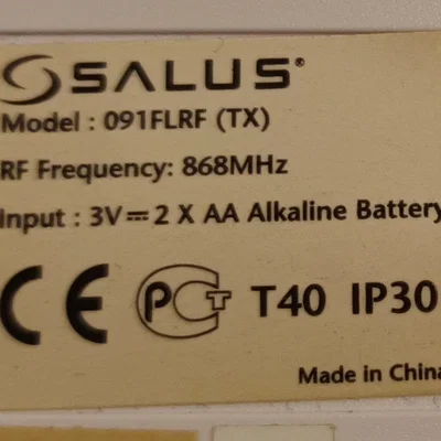 Chân đế cho bộ điều nhiệt SALUS 091