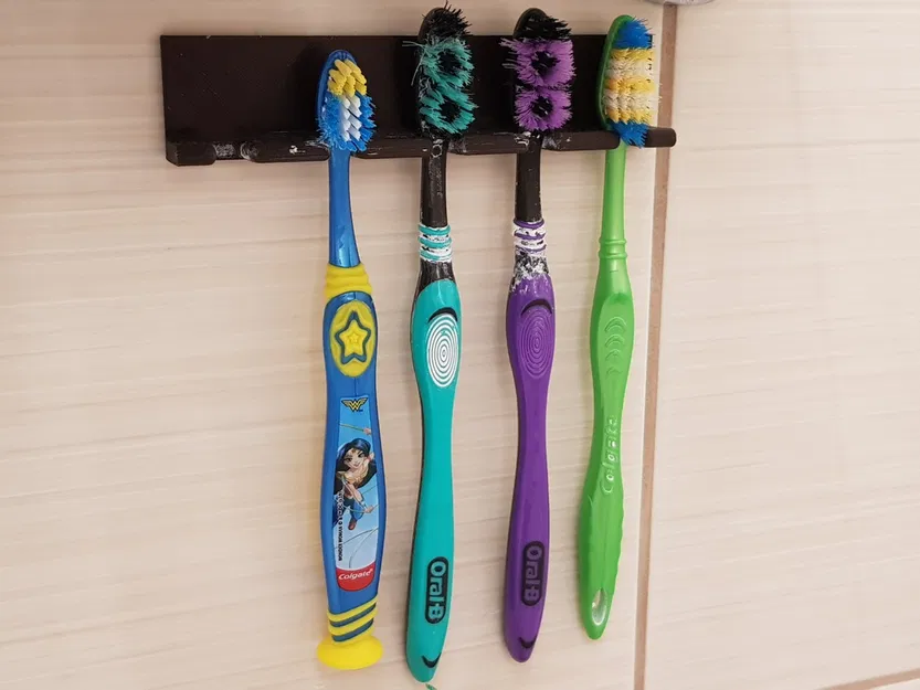 Giá đỡ bàn chải đánh răng đơn giản, móc áo, kệ - Image 1