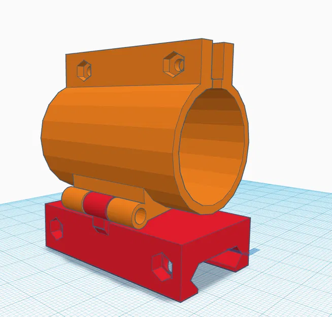 Giá đỡ đèn pin trượt (ray 22mm) - Image 1