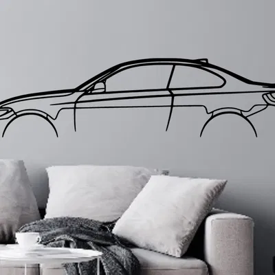 Tranh Treo Tường Silhouette Xe BMW M4