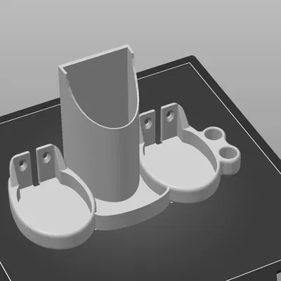 Giá đỡ B bằng miệng có khe đánh răng