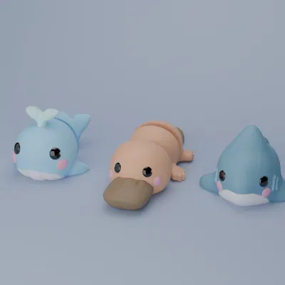 Móc Khóa Vịt Lộn 3D Flexi (Miễn Phí Thời Gian Có Hạn)