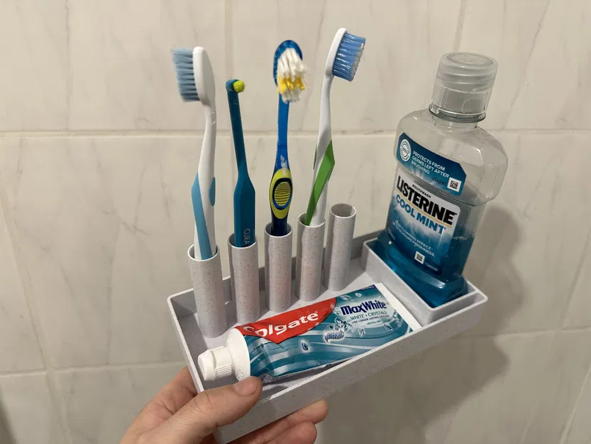 Hộp Đựng Bàn Chải/Kem Đánh Răng Đơn Giản - Image 2