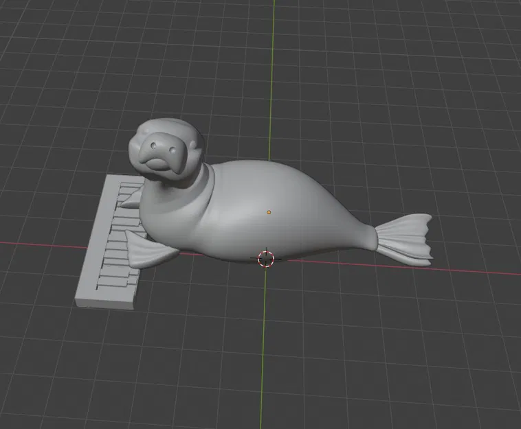 Mô hình con hải cẩu chơi đàn dương cầm - Image 2