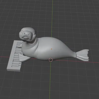 Mô hình con hải cẩu chơi đàn dương cầm