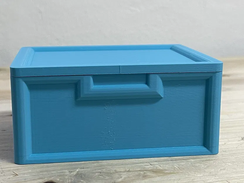 Hộp / Rương có nắp đậy nam châm 100 x 120 mm - Image 2