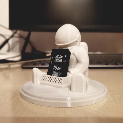 Kẹp Thẻ Nhớ SD Hình Phi Hành Gia