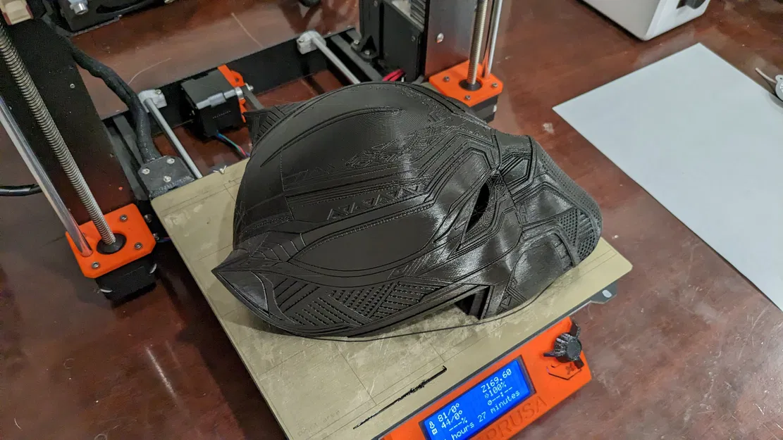 Mặt Nạ Báo Đen - Chỉ Mặt Trước - Không Cần Vật Liệu Hỗ Trợ - Image 4