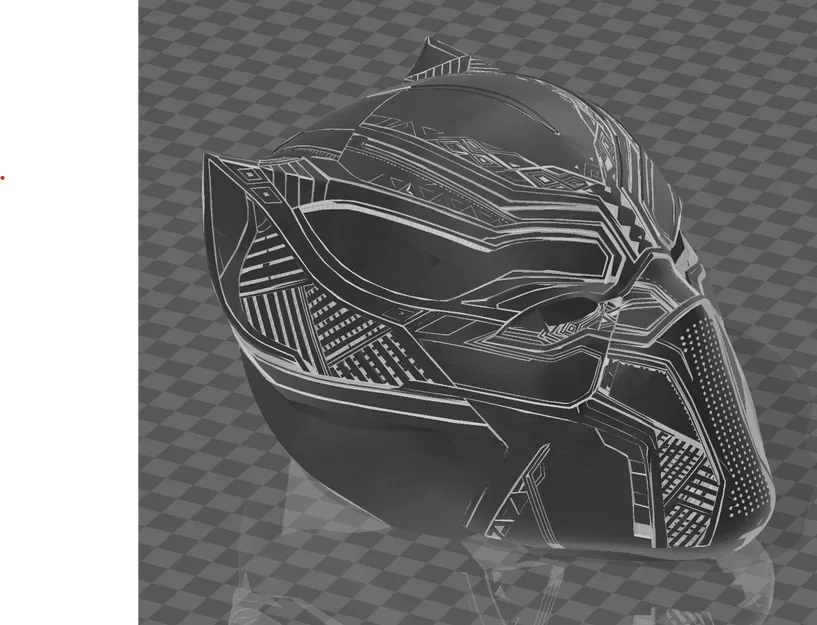 Đầu Black Panther Cho Dummy 13/Lucky 13 - Image 1