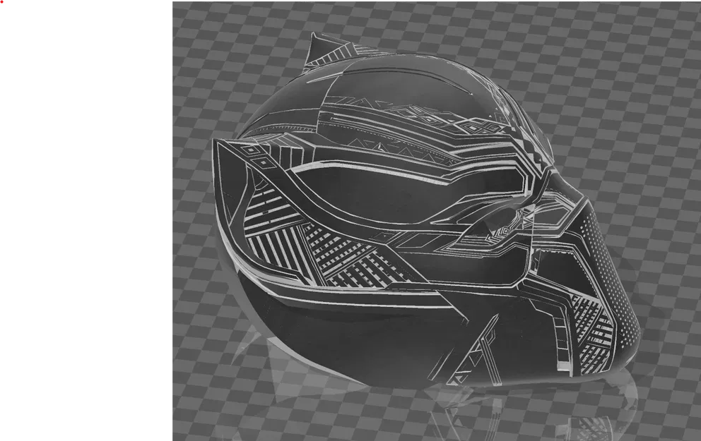 Đầu Black Panther Cho Dummy 13/Lucky 13 - Image 3