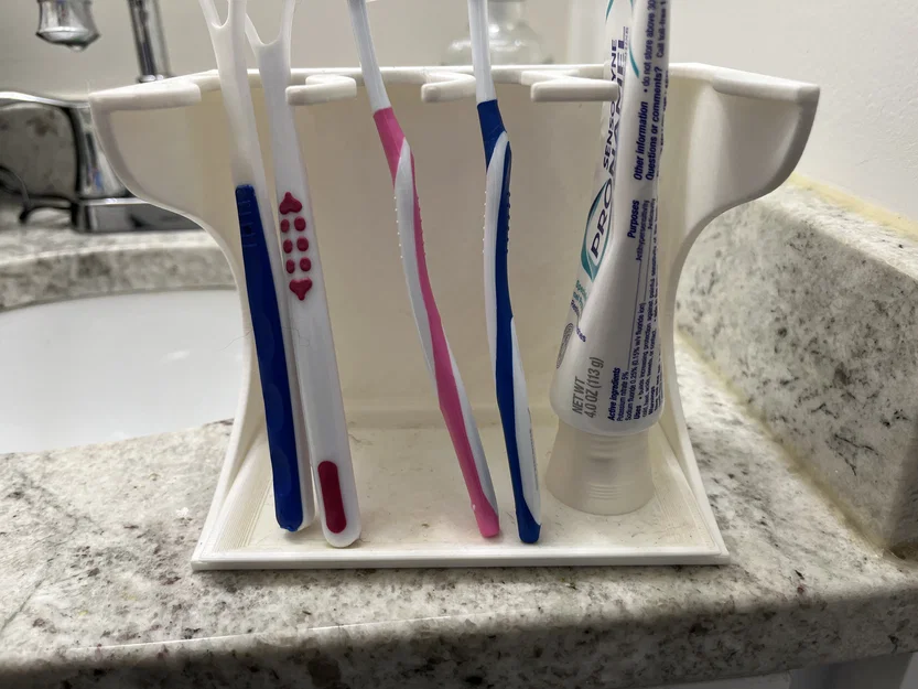 Giá đỡ bàn chải đánh răng đơn giản - Image 3