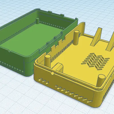 Vỏ Dưới Raspberry Pi 5 Cho Pineberry HatDrive
