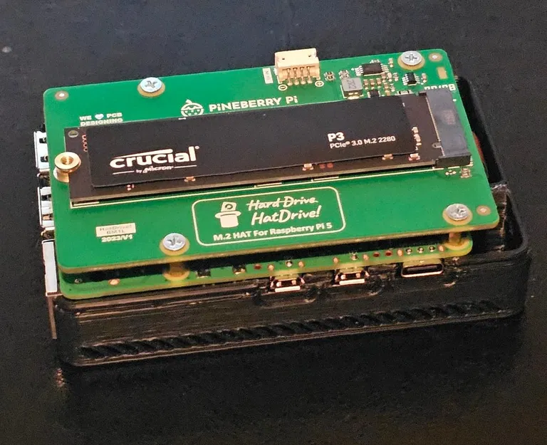 Vỏ Dưới Raspberry Pi 5 Cho Pineberry HatDrive - Image 6