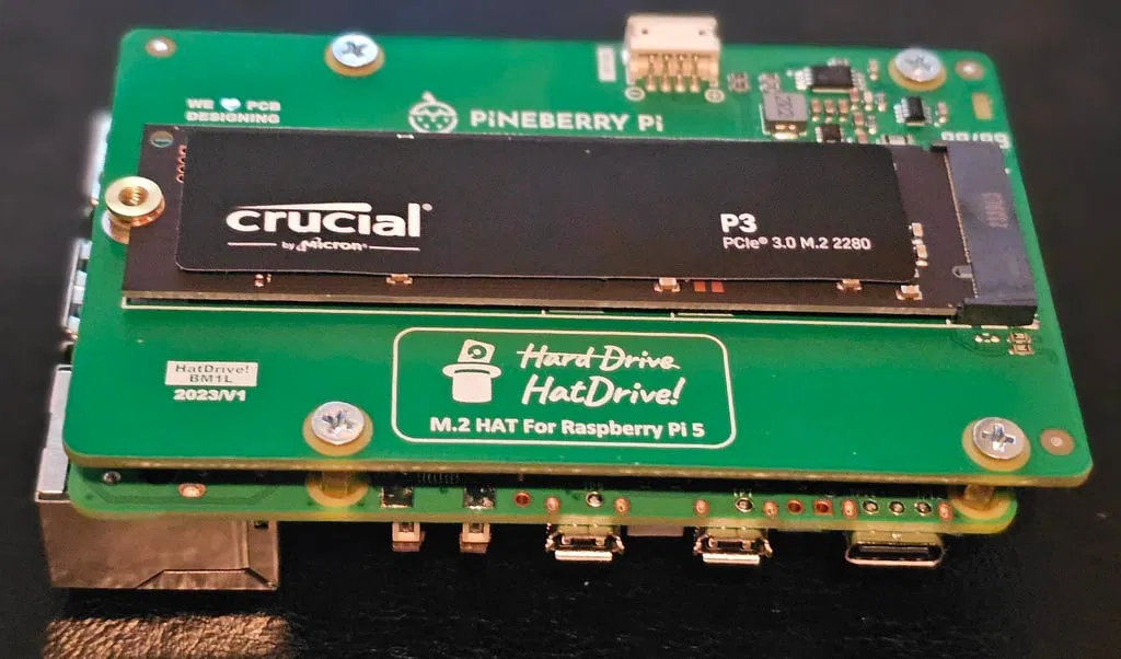 Vỏ Dưới Raspberry Pi 5 Cho Pineberry HatDrive - Image 14