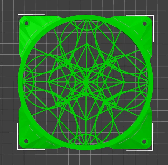 Tấm Lưới Tản Nhiệt Quạt Geo Abstract - Image 1
