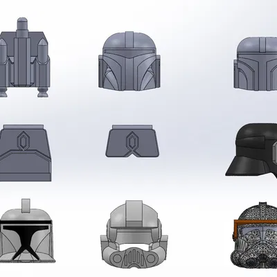 Gói Mũ Bảo Hiểm Lego Star Wars