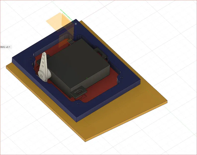 Vỏ & Khung cho Servo Corona DS 239MG - Image 1