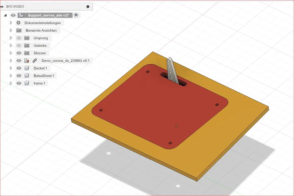 Vỏ & Khung cho Servo Corona DS 239MG - Image 2