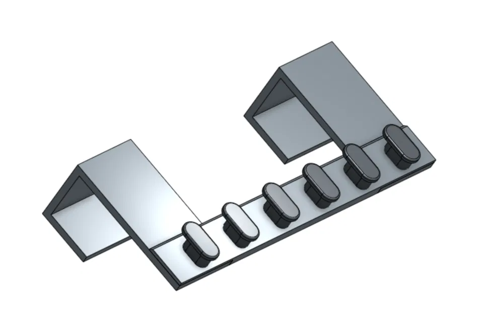 Móc treo cửa với 6 cái móc để treo khăn - Image 2