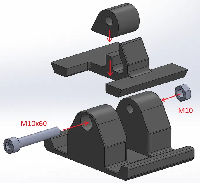 Kệ Giữ Giấy Nhám (Khóa/Mở Nhanh) - Image 4