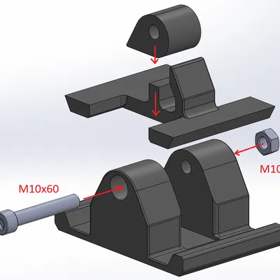Kệ Giữ Giấy Nhám (Khóa/Mở Nhanh)