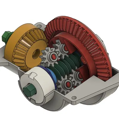 Bộ Vi Sai #5 Phiên Bản RC Unimog Limited Slip