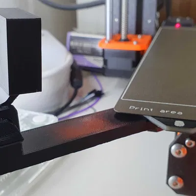 Vỏ máy ảnh Raspberry và cánh tay cho giường Prusa MK3