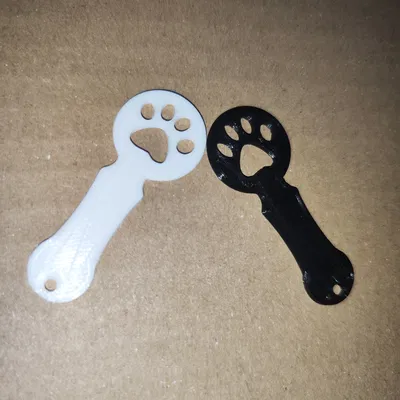 Móc Khóa Chip Xe Đẩy Siêu Thị Hình Mèo