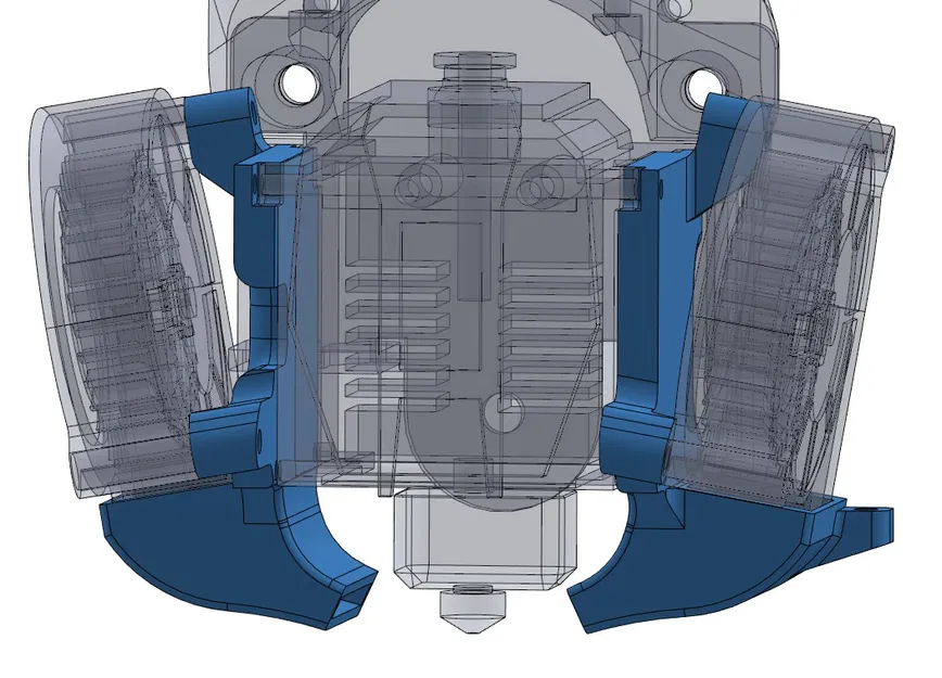 Giá đỡ Biqu Hurakan cho Quạt 5015 - Image 2