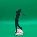 Cúp Lưu Niệm Hình Golfer - Thumbnail 1
