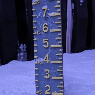 Thước Đo Tuyết Rơi