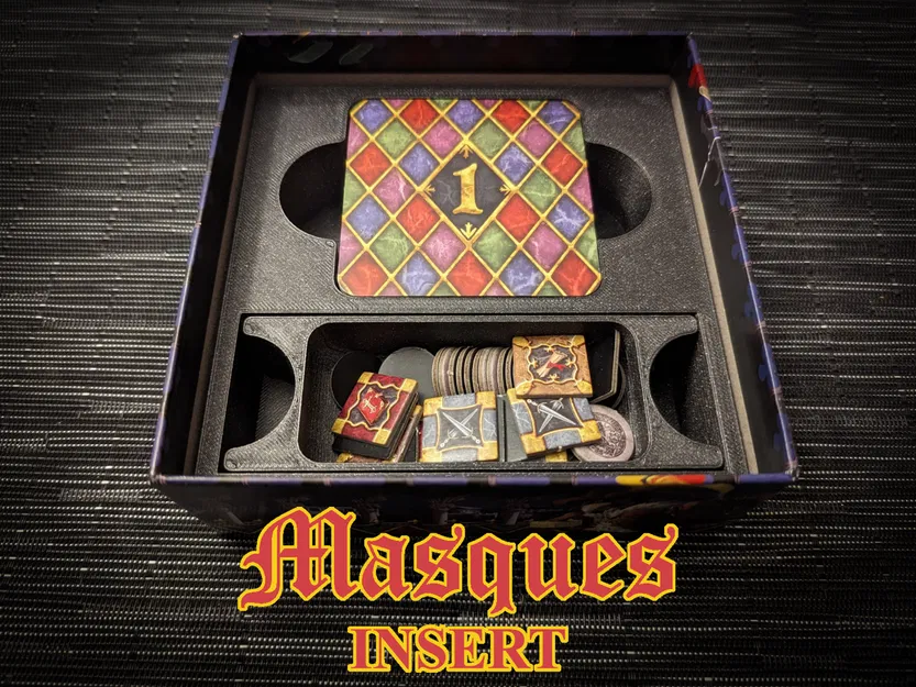 Bộ Insert Cho Boardgame Masques - Image 1