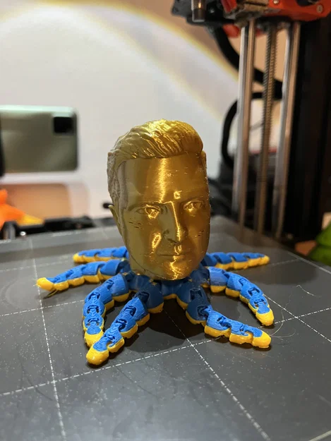 Mô hình 3D Bạch tuộc Volodymyr Zelenskyj - Image 1