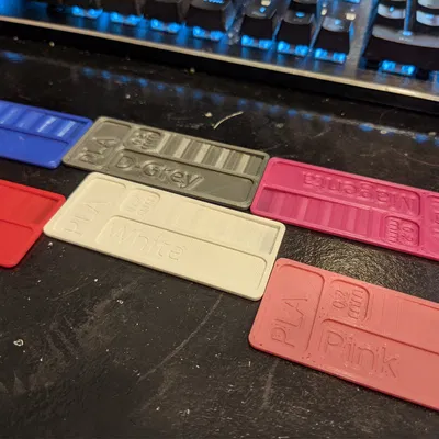 Mẫu Thử Màu PLA (In 20 phút)