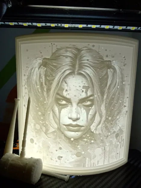 Mô hình Harley Quinn - Lithophane - Image 1