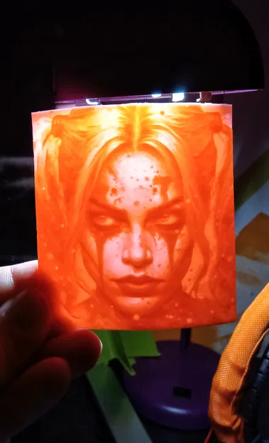 Mô hình Harley Quinn - Lithophane - Image 2