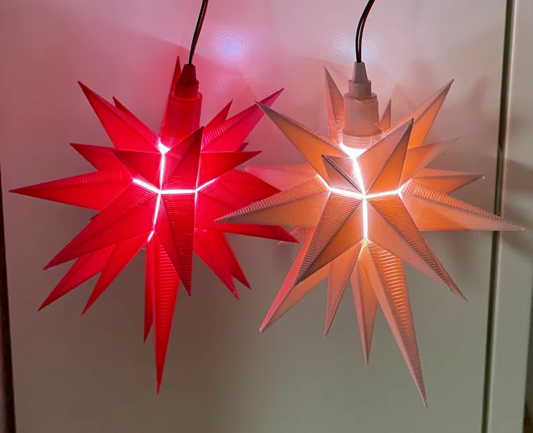 Ngôi Sao Giáng Sinh Chiếu Sáng / beleuchteter Weihnachtsstern - Image 1