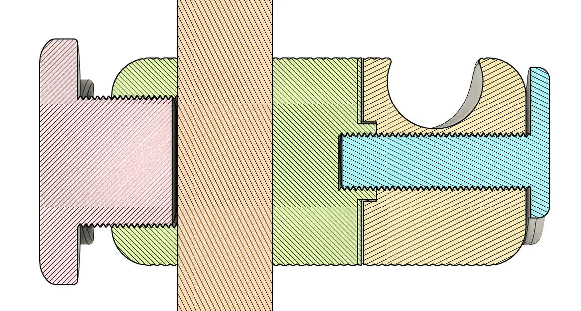 Người giữ vòi hoa sen v2,5 - 25 mm. - Image 3