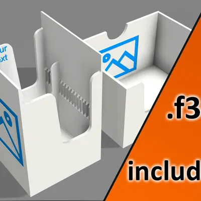 Khay Đựng Thẻ, Parametric Có Vách Ngăn