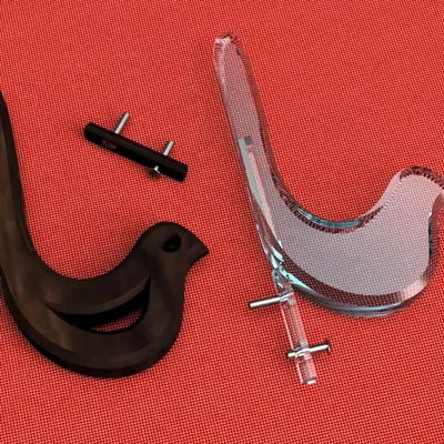 Avian Elegance - Móc Treo Khăn/Áo Hình Chim Hiện Đại