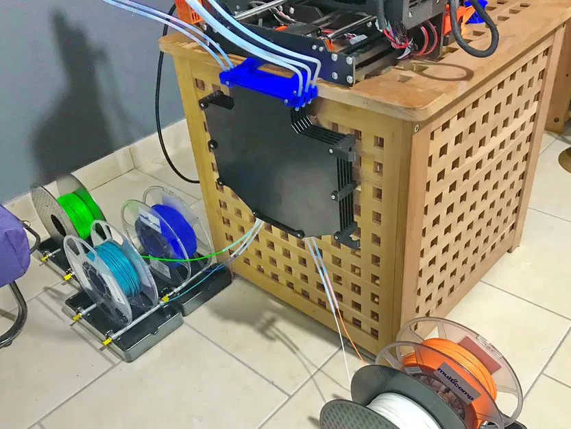 Móc Gập Góc Prusa I3 MMU 2 Đầu Vào PTFE Hướng Lên - Image 2